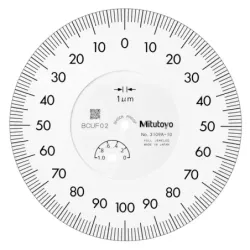Úchylkoměr, ploché zad. víčko,  typ ISO