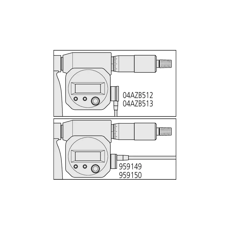 Digitální mikrometr s vyměnitelným dotekem