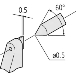 "DIGIMATIC" Třmenový mikrometr QUICK pro měření výšky zřasení