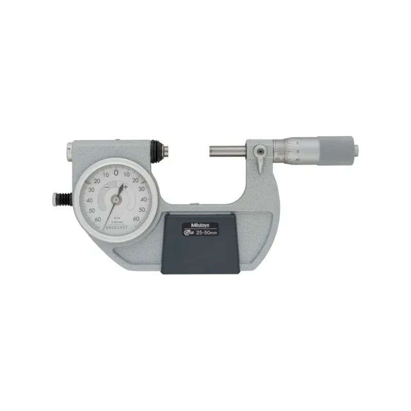 Třmenový mikrometr s úchylkoměrem