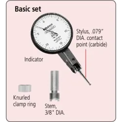 Dial Test Indicator, Horizontal, Compact