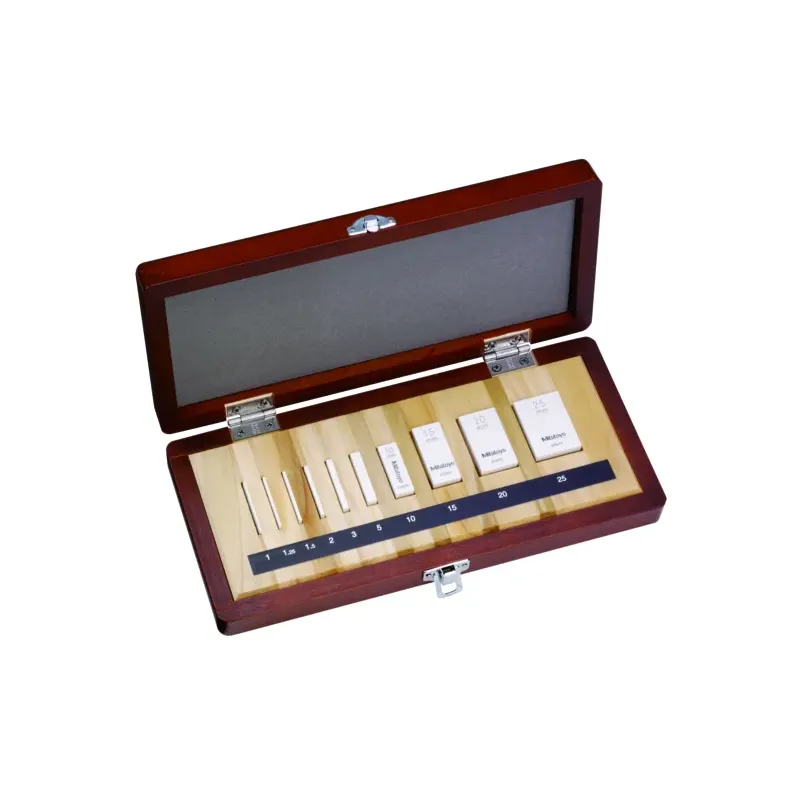 Sada koncových měrek, metrická, kontrol. certif., ISO