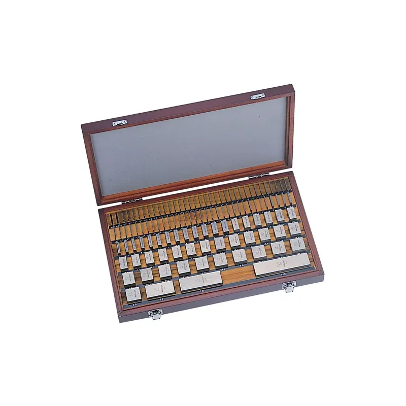 Gauge Block Set, Metric, Ins. Cert.,ASME