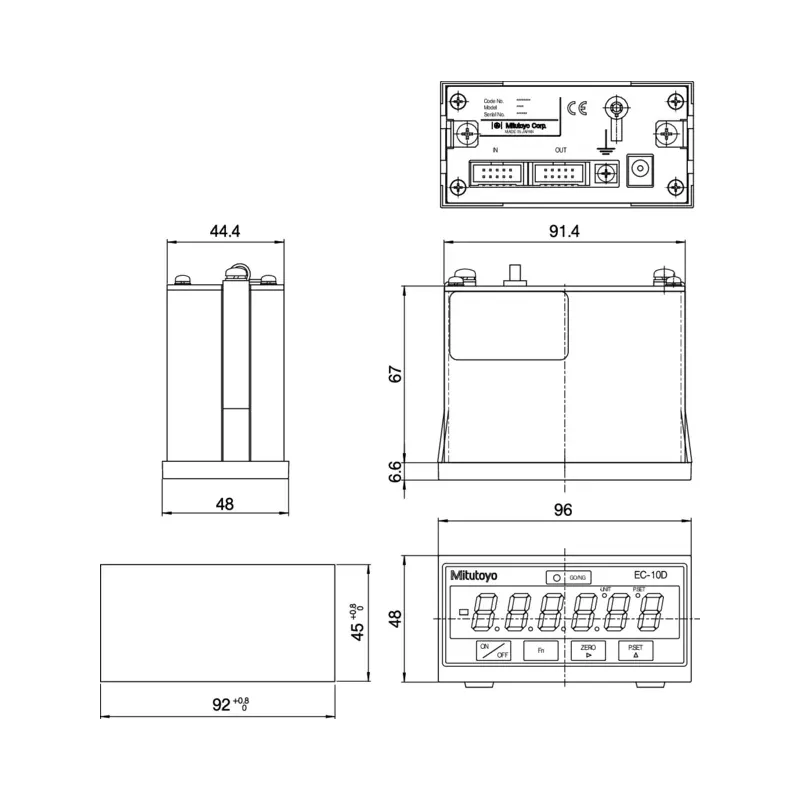 EC-Counter zobrazovací jednotka