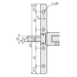 Digital ABS Depth Gauge, Inch/Metric