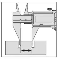 Digitalní ABS posuvná měřítka se špičatými čelistmi (Bodové provedení )