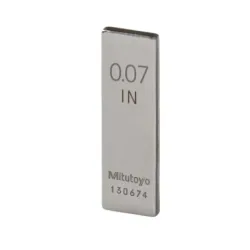 Gauge Block, Inch, Inspection Cert.