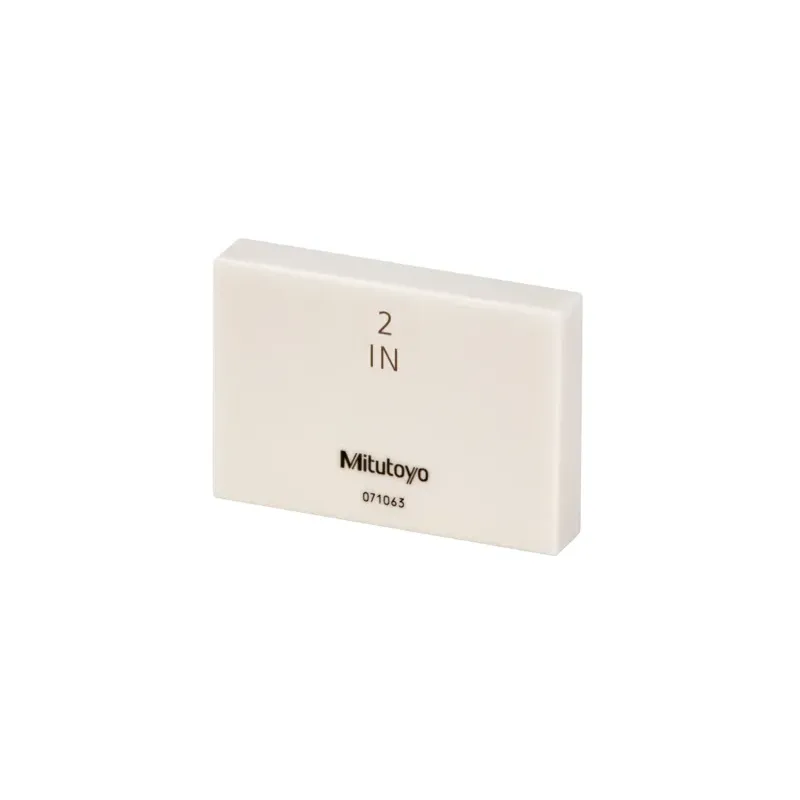 Gauge Block, Inch, Inspection Cert.