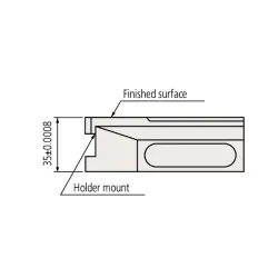 Podstavec držáku 35 mm