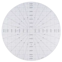 Grid and protractor chart ø 300 mm