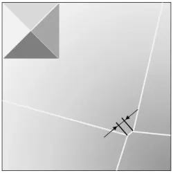 Diamantové vnikové tělísko Vickers HV 0,2