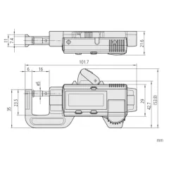 ABS AOS Thickness Gauge, Quick Mini