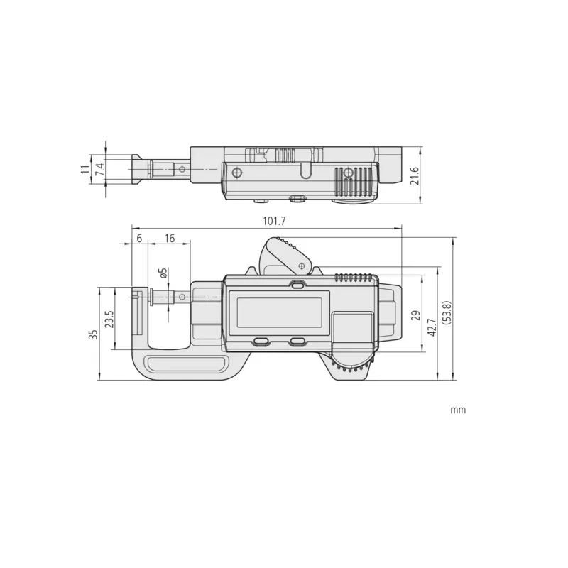 ABS AOS Thickness Gauge, Quick Mini