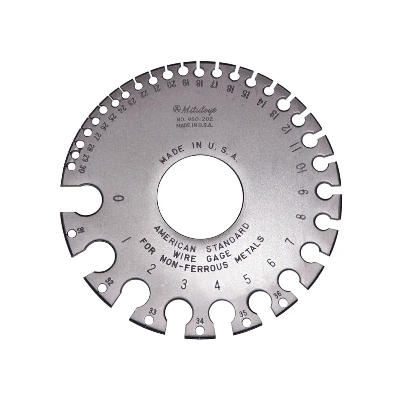 American Standard Wire Gauge 0-36