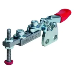 Toggle clamp, slidable clamping position
