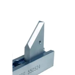 Knife-edge prism guide