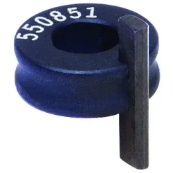 Swivel receiver with knife edge