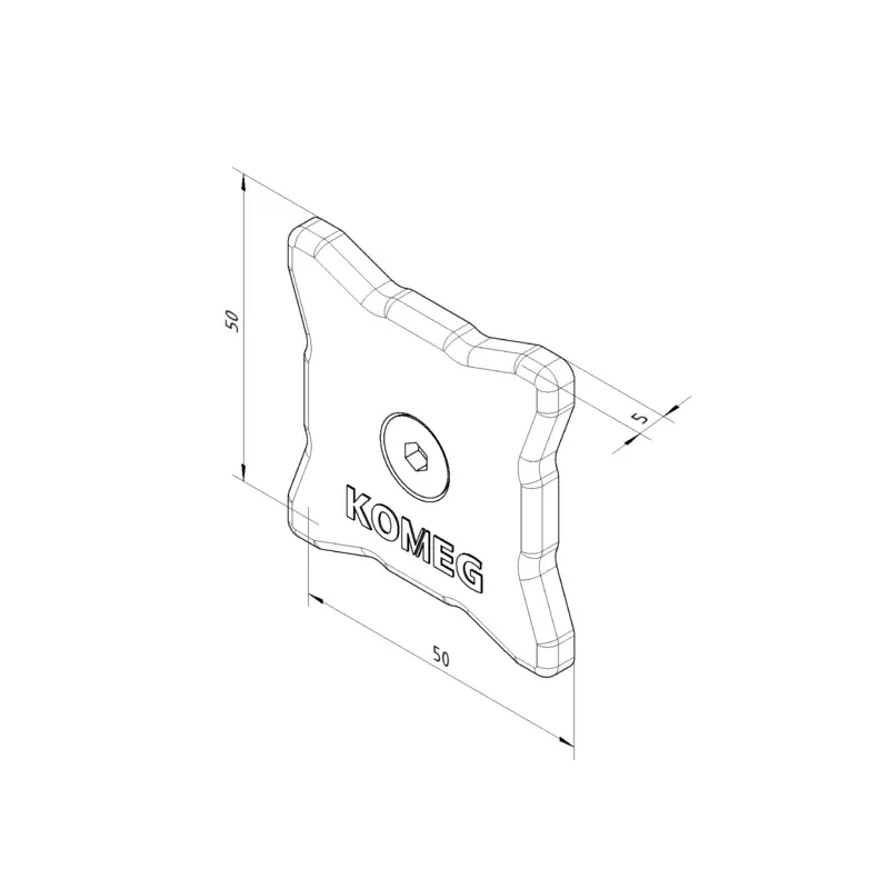 Cover plate multiflex-profile