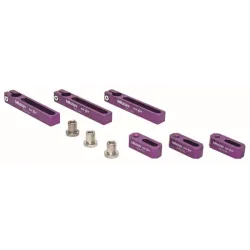 Ext. set receiver brackets ø12mm, 9pcs.