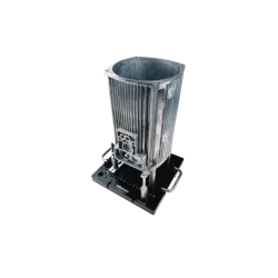 Base plate 250 x 250 mm w. cone bushings