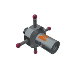 4-way stylus M2  ruby ball Ø1,0mm