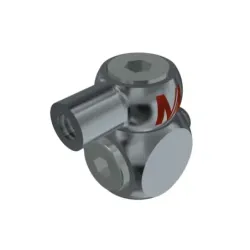 Knuckle joint M2, stainless steel
