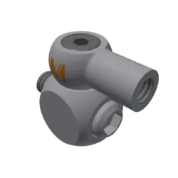 Knuckle joint M3, stainless steel