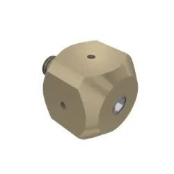 Cubical stylus holder M5, titanium