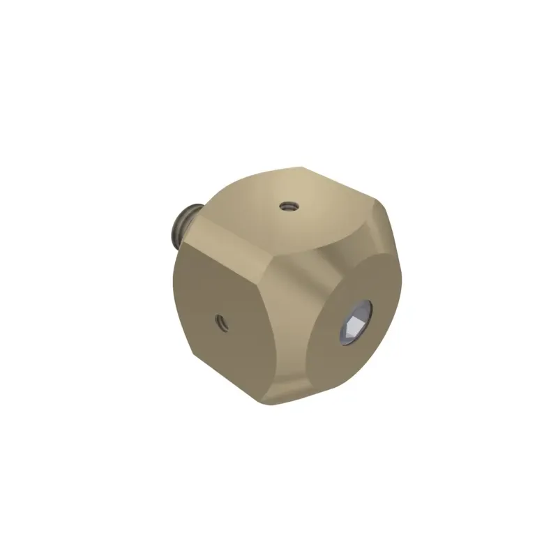 Cubical stylus holder M5, titanium