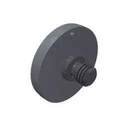 Disc stylus, hardened steel M5, Ø 21,0mm