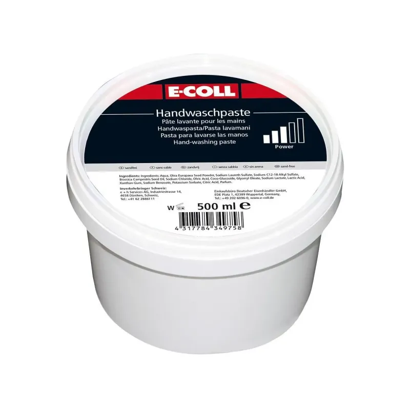 EU pasta na mytí rukou 500ml E-COLL • Vtools.cz