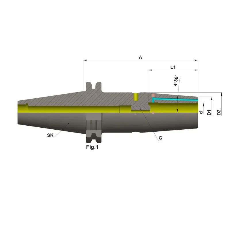 WEMAG smrštitelné pouzdro 4,5° dlouhé KKB
