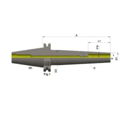 WEMAG smrštovací sklíčidlo 3,0° prodloužené - SK40