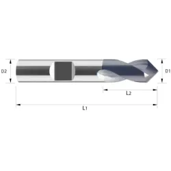WEMAG HP-Navrtávák VHM- Uni 90°