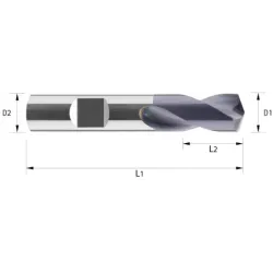 WEMAG HP-Navrtávák VHM Uni 142° - kvalitní vrták