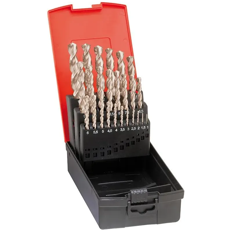 Sada spirálových vrtáků DIN 338 - N HSSE 6 - 10,0 mm broušený Format • Vtools.cz