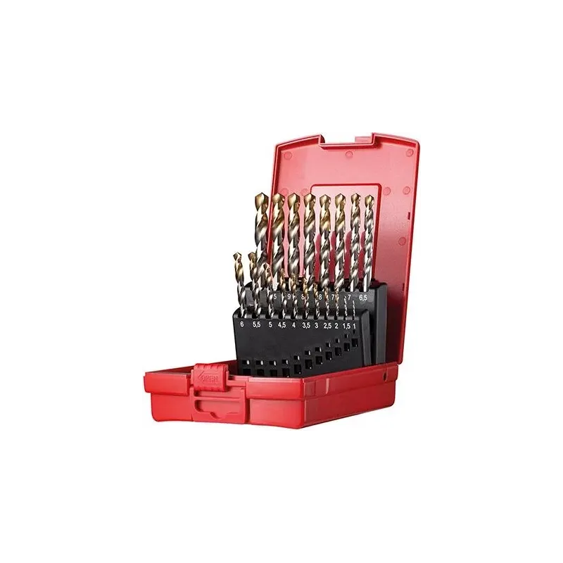 Sada spirálových vrtáků HSS TiN, Dormer