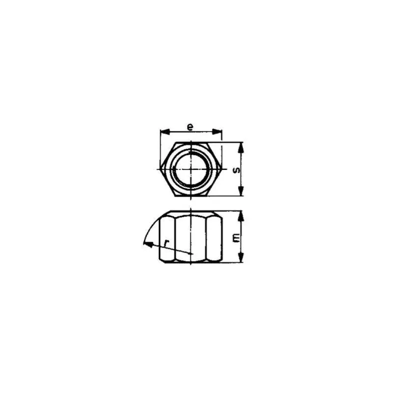 Šestihranná matice DIN6330B, AMF