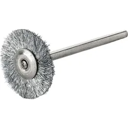 Kartáč mini., kulatý, nerezový drát 0,10 mm, Lessmann 410