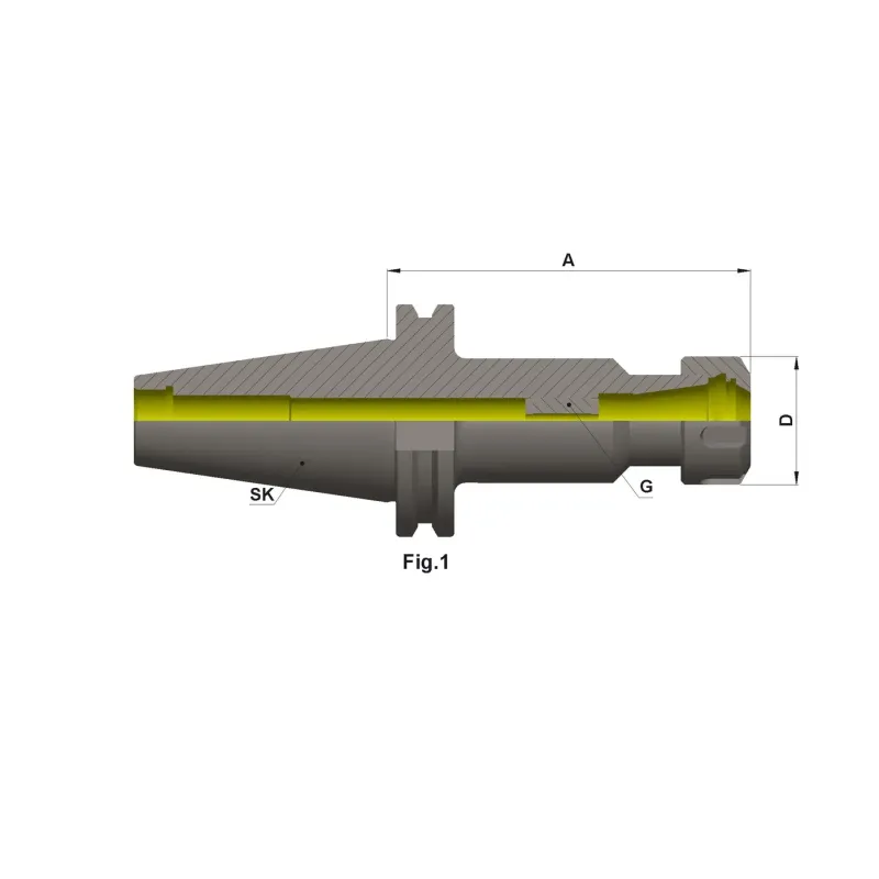 Upínací sklíčidlo ER WEMAG SK40 ER16x70