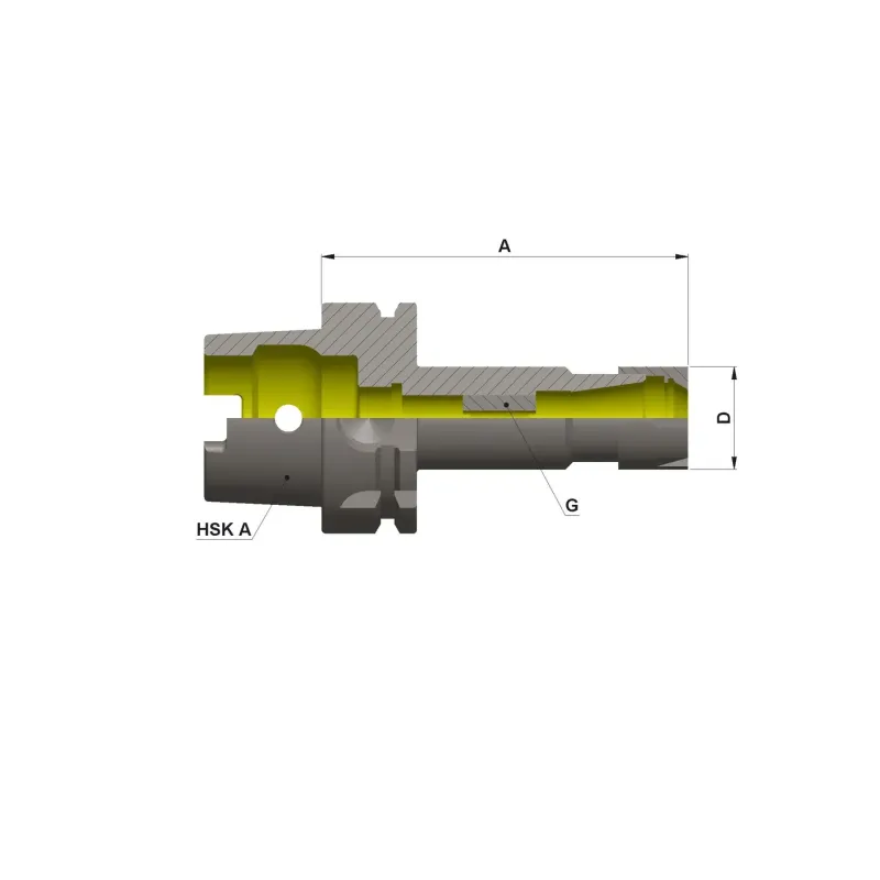 ER Mini upínací pouzdro s prodlouženou délkou - HSK-A100