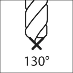 Vrták s válcovou stopkou HSSE, DIN338, Inox, vybrušovaný, Gühring