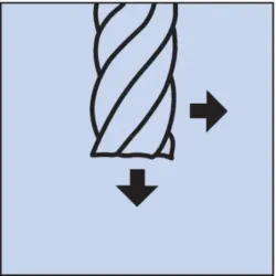 Fréza stopková VHM, extra dlouhá, 2z, DIN6535, FIRE, Gühring 3680