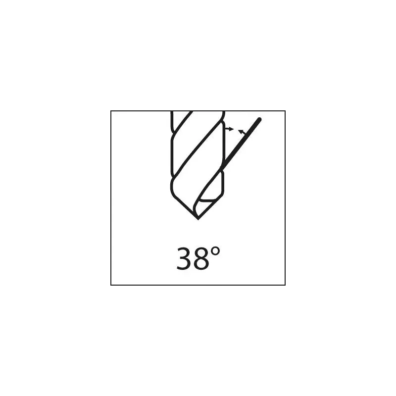 Vrták s válcovou stopkou HSSE, 5xD, DIN338-GU, TiN, Gühring 5519