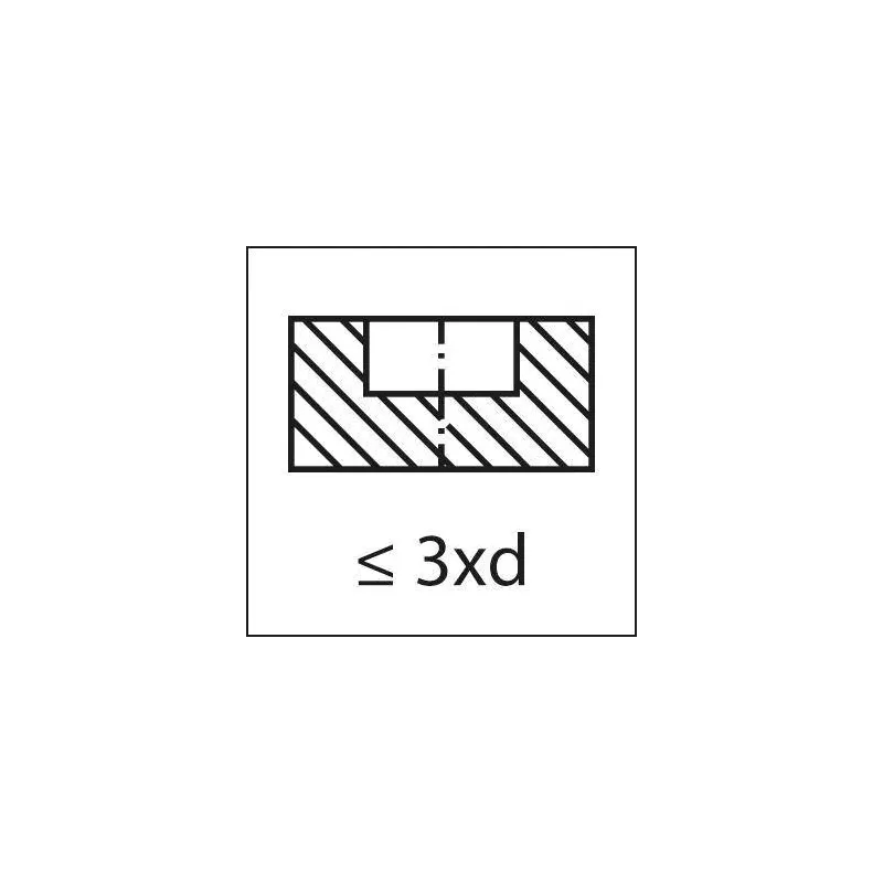 Strojní závitník, neprůchozí, M, HSSE, D376B, TiN, Gühring