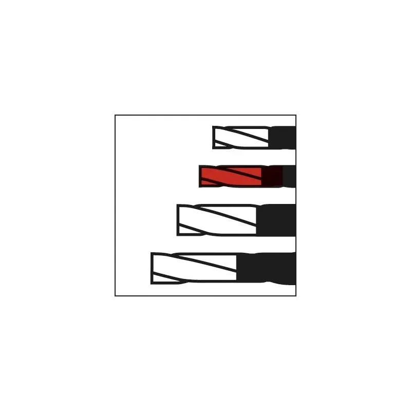 Fréza monolitní, 4z, HSSE-PM, D844K, Ratio, Fire, Gühring