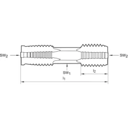 Závitník oboustranný G, VÖLKEL