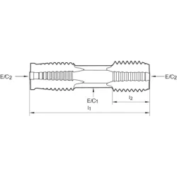 Závitník oboustranný G, VÖLKEL