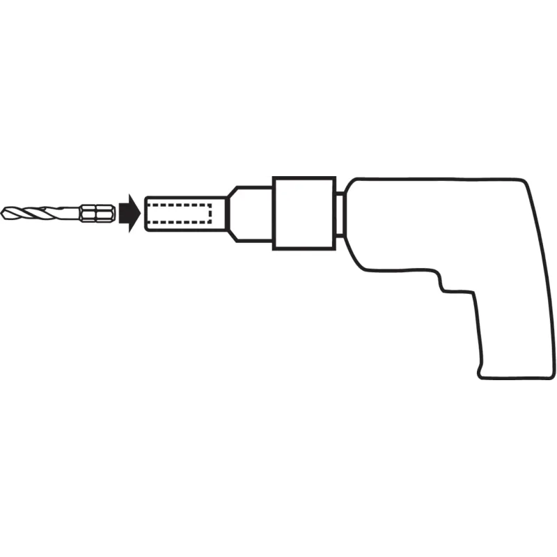 Bit 1/4", vrták spirálový, HSS, broušený, Völkel