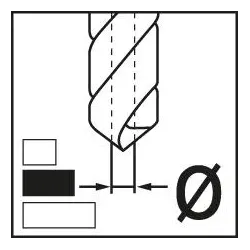Vrták do kovu HSS, D1897, typ N, extra krátký